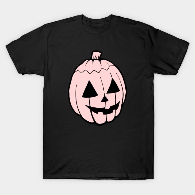 Pink Pumpkin T-Shirt by MaterialGods